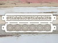 Трафарет пластиковый 11х32см КБ2ТВ-16