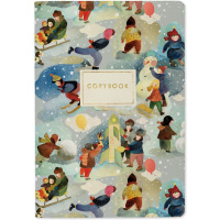 Тетрадь А5 40л клетка "Зима" прошитый блок матовая ламинация 7-40-114
