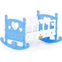 Кроватка-качалка для куклы №2 28,5х24,5х19,5см, пластик, в пакете 62062