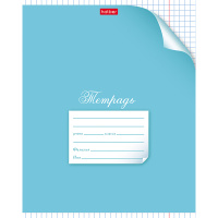 Тетрадь А5 24л клетка "С уголком" на скобе, 5 цветов 24Т5В1/040602