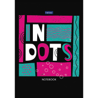 Тетрадь А5 48л в точку "Premium.Яркая фантазия" на скобе матовая ламинация 48Т5лA9_22079/060360