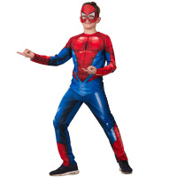 Карн.костюм Человек Паук р.36 рост 146см (куртка, брюки, головной убор) 5093-146-72