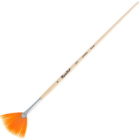 Кисть синтетика веер №8 длинная ручка ЖС7-08,02Б