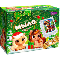 Набор для творчества "Мыло своими руками. Мерцающие пони с мерцающей пудрой" 18,5х14см С0126