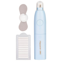 Ластик электрический "Macaron" с вентилятором, голубой, в блистере EH02701
