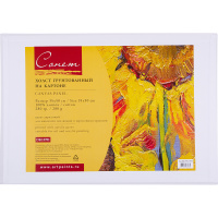 Холст на картоне, 35х50см 100% хлопок, мелкое зерно, 280г/м2 DK13701-35x50