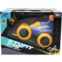 Машина р/у "Перевертыш" 14х13,5х13,5см пластик (свет, звук, поворот 360 градусов) LT250516