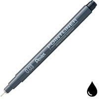 Ручка капиллярная "Pointliner" 0,03мм черная S20P-03A