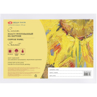 Холст на картоне, 18х24см 100% хлопок, мелкое зерно, 280г/м2 DK13701-18х24