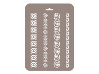 Трафарет пластиковый 16х22см БУз-01