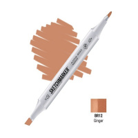 Маркер спиртовой двухсторонний "Sketchmarker" имбирь SM-BR12