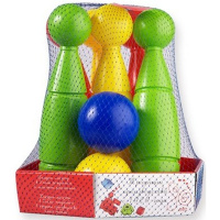 Игра "Боулинг. Дружная команда" пластик 24х25см (8 кеглей, 2 шара) 2150/РС