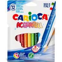 Фломастеры-кисть 12 цветов "Acquarell" картонная упаковка 42747