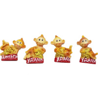 Магнит Обезьяна 5см 4 вида Y2615-15