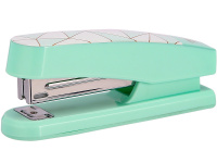 Степлер №24/6,26/6 25л "Macaron" пластик, пастельный зеленый E0402F