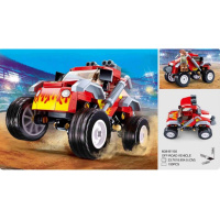 Конструктор "Внедорожник-1" 150 деталей 23х19х4,5см пластик (1 фигурка) M38-B1105