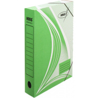 Папка архивная на резинке А4 45мм зеленая АС-6з