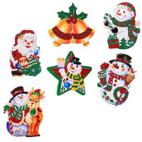 Открытка для пожеланий "Ёлочная игрушка" размер 80-110мм, ассорти Y8422-19