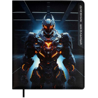 Дневник для 1-11 классов "Огненный робот" твердая обложка, искусственная кожа с поролоном 68665