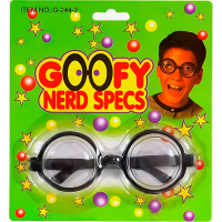 Очки "Ботаник" круглые с увеличением, в картонном блистере 2058/Y631-13