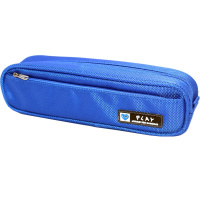 Пенал 22,5х6,5х4,5см прямоугольный, 1 отделение, 1 карман, текстиль, синий DZ1165