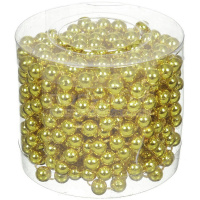 Бусы 5м d-7мм, золото Y10449-24