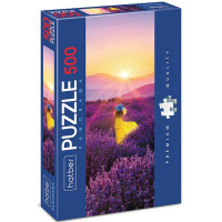 Пазлы 500 эл. "Premium. Панорама. Лавандовый закат" 48х33см 500ПЗ2_27080/077186
