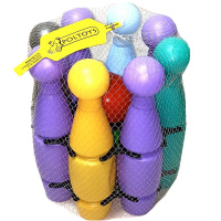 Игра "Боулинг" пластик 20х24см (8 кеглей, 2 шара) PL23352