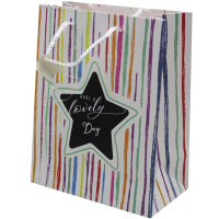 Пакет подарочный "Яркое настроение" 31х42х12см 4 вида SK2430