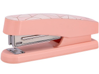 Степлер №24/6,26/6 25л "Macaron" пластик, пастельный розовый E0402F