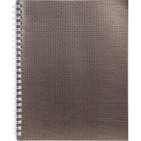 Тетрадь А5 96л клетка коричневый бумвинил металлик на спирали 96Т5бвВ1гр/059709