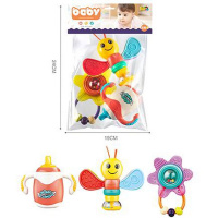 Набор погремушек 24х19см 3шт/уп., пластик 2299076/1109 Набор погремушек 24х19см 3шт/уп., пластик 2299076/1109