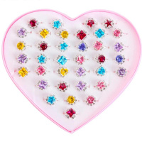 Кольцо с камнем, цвет ассорти Y4058-16