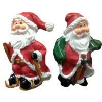 Магнит "Дед Мороз" 7см керамика 4 вида Y1303-14/ 3311PL