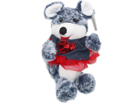 Мышь в платье 16см Y8803-19