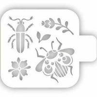 Трафарет пластиковый 9х9см с ручкой МД9-16