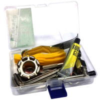 Ремкомплект велосипедный (ключи, тиски, клей, резина) Y6372-17