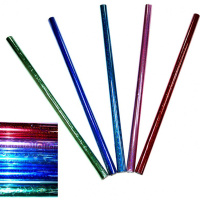 Пленка упаковочная 70см х 1м голография 1лист 8 цветов Y7037-18