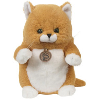 Толстый кот 20см рыжий AT365268