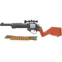 Винтовка 48х14см с оптическим прицелом и патронами 10шт., пластик с-110-ф