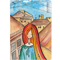 Тетрадь А5 40л клетка "Акварельные сны" прошитый блок матовая ламинация 7-40-001/03