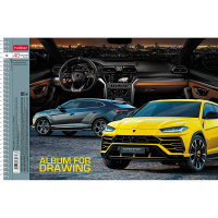 Альбом для рисования А4 40л "АвтоЛюкс" на спирали, перфорация на отрыв 40А4Всп_20151/056955