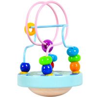 Игра логическая "Лабиринт-Неваляшка" 13х10см дерево/металл QM2351 Игра логическая "Лабиринт-Неваляшка" 13х10см дерево/металл QM2351