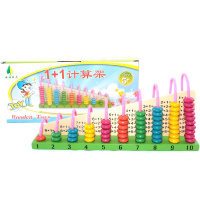 Счеты с примерами 30х14х8см, дерево Y6197-17