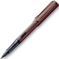 Ручка РП "Lamy Lux Marron 090" EF синяя, корпус коричневый, металл 4034044
