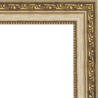 Рамка 30х30см светло-коричневая/золото 34мм