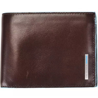 Кошелек "Blue Square" 12,5x9,5x2,5см 1 отделение, коричневый, натуральная кожа PU1240B2/MO