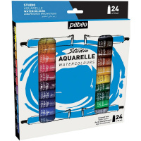 Краски акварельные 24 цвета "Studio Aquarelle" 12мл в тубе картонная упаковка 668920