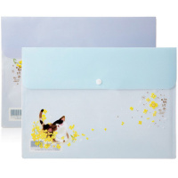 Папка-конверт на кнопке A4 полипропилен, 0,16мм с рисунком, ассорти 72592 Папка-конверт на кнопке A4 полипропилен, 0,16мм с рисунком, ассорти 72592