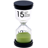 Сувенир "Песочные часы" 10,5х4,5см 5 цветов (15 минут) Y6540-18